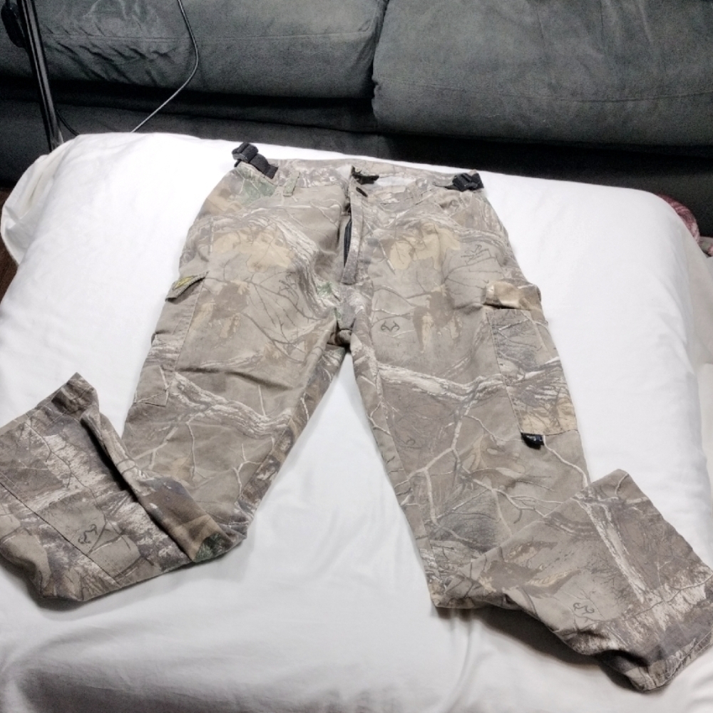Realtree Scent Blocker Men's Camo Cargo Pants Size Medium